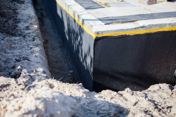 Professional Wet Basement Repair technician working in Rosholt, WI